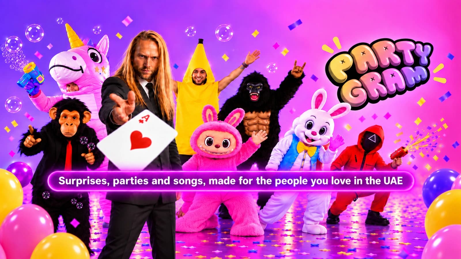 PartyGram surprise gift
