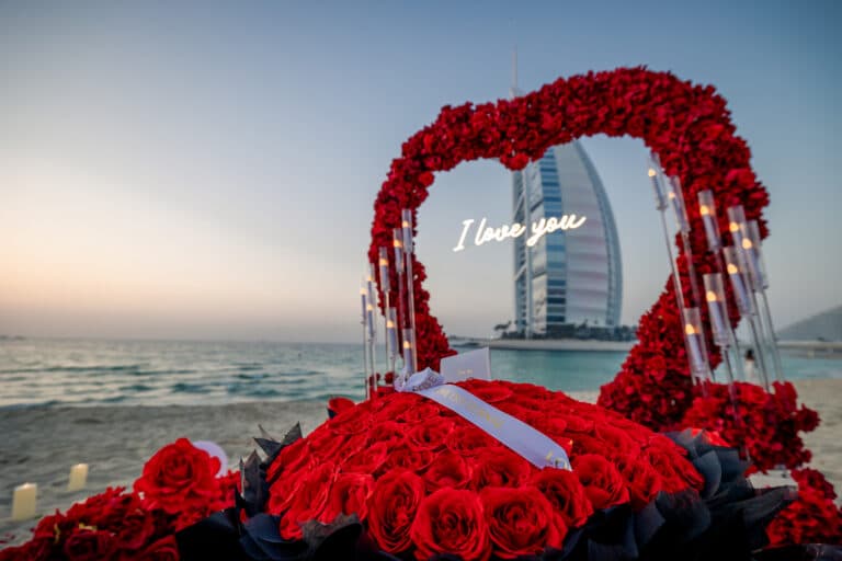 Burj Al Arab Beach Proposal by Proposal Dubai