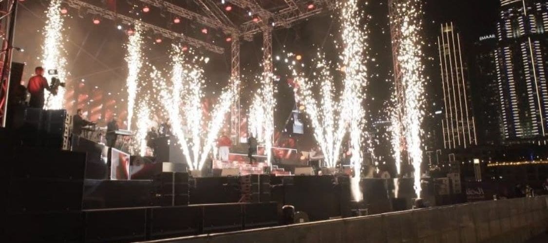 Cold Pyro Rental Dubai | Revibe FX by REVIBE FX